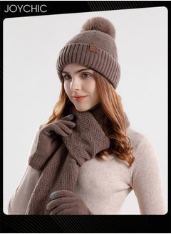 Buy Winter Beanie Scarf Set for Women in UAE