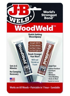 اشتري J-B Weld 8251 Woodweld Quick Setting Wood Epoxy Adhesive - 1.52 Oz. في الامارات