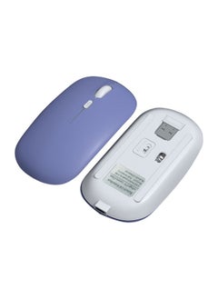 Buy 1600dpi Bluetooth 2.4G Wireless Dual Mode Mouse(Purple) in Saudi Arabia