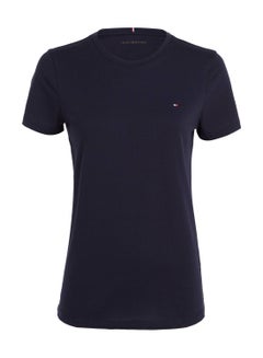 Buy Women's Heritage Crew Neck T-Shirt, Navy in UAE