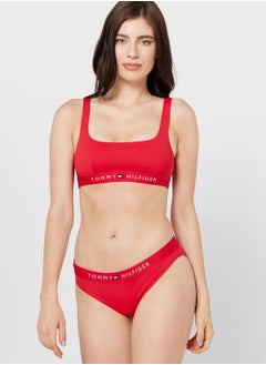 Buy Logo Band High Leg Bikini in UAE