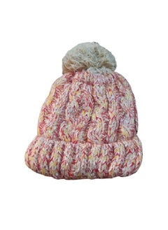 Buy The winter ice cap is made of durable, high-quality wool threads. It is lined from the inside in a way that makes you feel warm in a wonderful way. It is equipped with a ball of wonderful wool threads(Beige-yellow-red) in Egypt