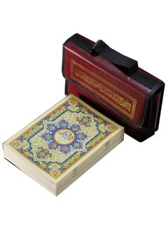 Buy The Holy Qur’an in 30 parts to memorize the Holy Qur’an in a leather bag Medium size 14/20CM. in UAE