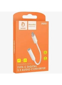 اشتري DU01 Type-C to 3.5mm Audio Adapter في الامارات