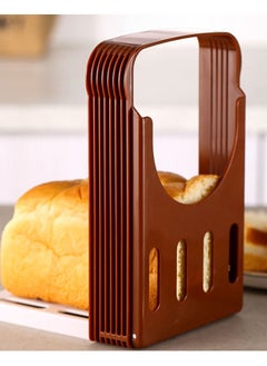 Buy Toast ​Slicer Bread Dispenser Brown Color in Saudi Arabia