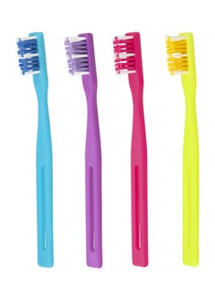 Buy Shield Care Bio Junior Toothbrush with Extremely Soft Bristles for Kids, Best Value for Money - Super Soft Bristles, 4 Colors, 4 Count (Pack of 1) in UAE