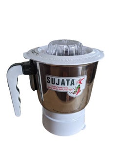 Buy Sujata Grinder Steel Jar, 1000 ml (White, Stainless Steel) in UAE