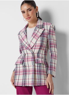 Buy Double Breasted Buttoned Blazer in UAE