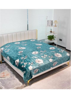 Buy Single Ply Premium Cloudy Blanket Made by 100% Polyester SPUN YARN Obtained from Virgin Polyester Which is Suitable for winter and Rainy Season 160X220CM 5LB in Saudi Arabia