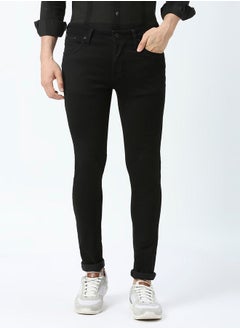 اشتري Mid Rise Jeans with Button Closure في السعودية