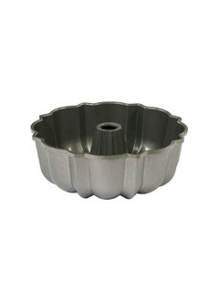 Buy Nordic Ware 12-Cups Original Round Shaped Oven Safe ProCast Bundt Pan Silver 50124 in Saudi Arabia