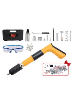 Buy NEO POWER Nail Wall Fastening Tool High-pressure Nail-Gun Manual Steel Nail-Gun Strength Adjustable for Home DIY Woodworking Cement Wall in UAE