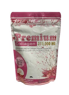 Buy Premium Collagen 210000mg Japan Quality Marine Collagen Peptide Powder Mix 210g in UAE