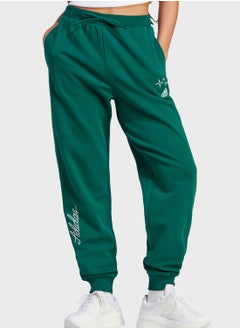 Buy Scribble Embroidery French Terry Joggers in UAE