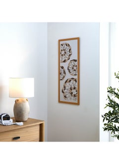 Buy Lerae Embellished Wall Art 100X40cm- Gold in UAE