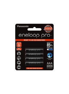 Buy Eneloop Pro AAA Pre-Charged Rechargeable Batteries, 4-Pack in Saudi Arabia