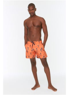 اشتري Salmon Men's Tropical Printed Standard Size Swimwear, Seafood Shorts. في مصر