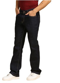 اشتري Mid Rise Stitch Detail Bootcut Jeans في السعودية