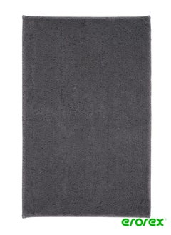 Buy Bath mat dark grey 50x80 cm in Saudi Arabia