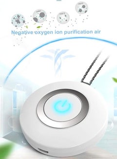 Buy Mini Personal Wearable Negative Ion Air Purifier Necklace in UAE