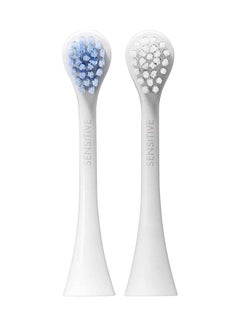Buy Curaprox Hydrosonic Pro Brush Head ‘Sensitive’, 2 Pieces - Curaprox Electric Toothbrush Heads / Replacement Toothbrush Heads - 2 Pack in UAE