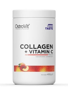 Buy Collagen + Vitamin C 400 G, Peach in UAE