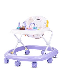 اشتري Baybee Zato Baby Walker for Kids, Foldable Kids Walker with 3 Position Adjustable Height & Musical Toy Bar Activity Walker for Toddlers Walker for Baby Boy Girl 6 to 18 Months Purple في الامارات