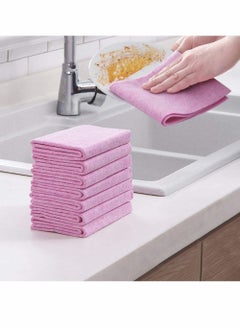 اشتري 10 Pcs Dishcloths For Kitchen Quality Dish Colth Coconut Shell Washing Towel, Eco-Friendly Kitchen Dish Cloths, Absorbent Wash Cloth في الامارات