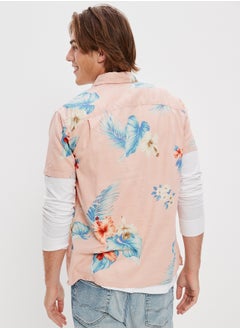 اشتري AE Tropical Button-Up Resort Shirt في مصر