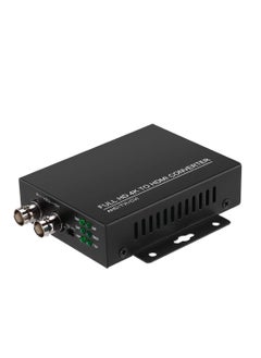 Buy TVI/CVI/AHD to HDMI Converter Adapter, Full HD 4K 720P/1080P/3MP/4MP/5MP/8MP BNC to HDMI Video Converter for Monitors, HDTVs, and DVRs - Convert TVI, CVI, AHD, CVBS, BNC Video Signals to HDMI, Black in UAE