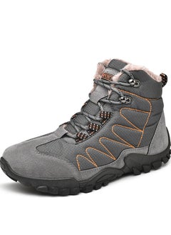 Buy Winter Men's Outdoor Leisure High Top Snow Boots Adding Cotton in UAE