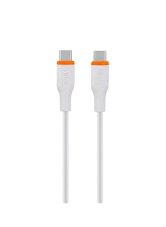 اشتري VIDVIE CB4031C&C TYPE C/TYPE C CABLE 60W, 1M WHITE في مصر