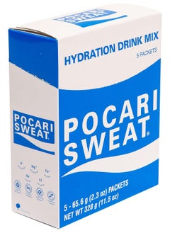 Buy Pocari Sweat Powder, 1 box (65.60g x 5 sachets) in UAE