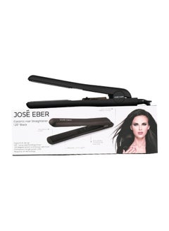 Buy Pure Ceramic Flat Iron - Frizz-Free Styling Hair Straightener For Salon-Quality Results- Dual Voltage Travel Iron Black in UAE