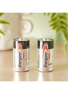 اشتري MAX Type C 2-Piece Alkaline Battery Set 2.5 x 11 x 9.5 cm في الامارات