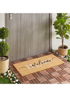 Buy Welcome Home Printed Coir Doormat 45 x 100 cm in UAE