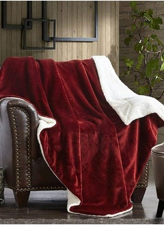 Buy Velvet Sherpa Fur Winter Blanket in Saudi Arabia