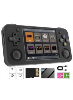 Buy RG35XX H Retro Handheld Game Console, 3.5 Inch IPS Screen Linux System Built-in 64G TF Card 5528 Games Support HDMI TV Output 5G WiFi Bluetooth 4.2 (Black) in Saudi Arabia