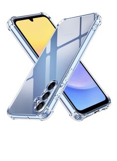 Buy Back Case For Samsung Galaxy A15 Cover, Ultra Transparent Shockproof Silicone Protective Case with Reinforced Corners Clear Thin Soft TPU Bumper Cover (Samsung Galaxy A15) in Egypt