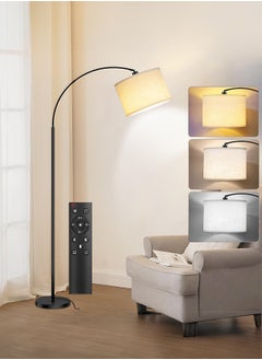 Buy Floor Lamp Modern Arched Adjustable Lamp Head Arc Lamp with Remote Switch High Ceiling Lamp Above Sofa Suitable for Reading Bedroom Office in UAE