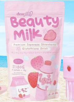 Buy Beauty Milk Premium Strawberry Glutathione Drink in Saudi Arabia