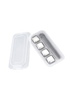 Buy One Landmbw 27mm reusable stainless steel ice cubes - silver Colour:Colourful model:1 Piece in UAE