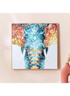 Buy Elephant Framed Wall Art 60x60x2.5 cm in UAE