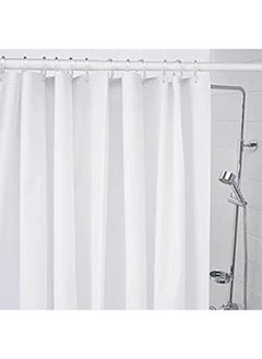 اشتري Ikea bjarsen shower curtain white 71x79 604.437.02 في مصر