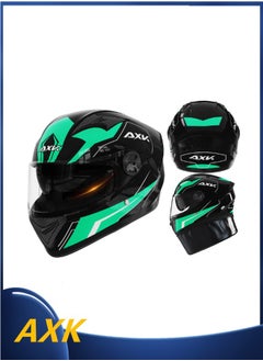 اشتري ABS Shell Full face Outside Sport Protection Riding Helmet Double Lens Racing Motorcycle Racing Helmets في الامارات