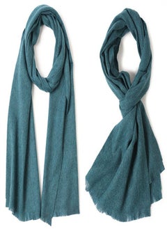 Buy Warm Solid Short Beard Wool Scarf in UAE