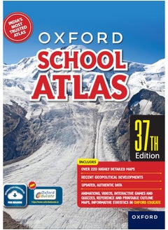 Buy Oxford School Atlas | 37th Edition |220+ Easy to Understand Maps with 120 Thematic Maps of India | NEP aligned in UAE