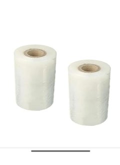 Buy 2 rolls of stretch furniture wrapping, 10 cm, 2 kilo rolls of heavy-duty stretch film paper in Egypt