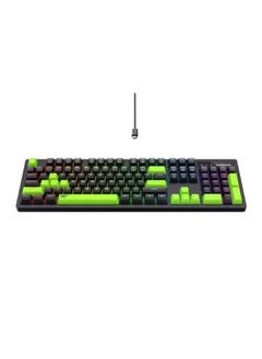 اشتري KB893L Backlit Mechanical Gaming Keyboard, RGB Light, USB-TYPE C, Content Blue Switch, ABS Material, All-Key Roll-Over | HVKB-KB893L-BN في الامارات