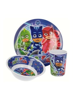 اشتري 3-Piece Melamine Pj Masks Without Rim Set في الامارات